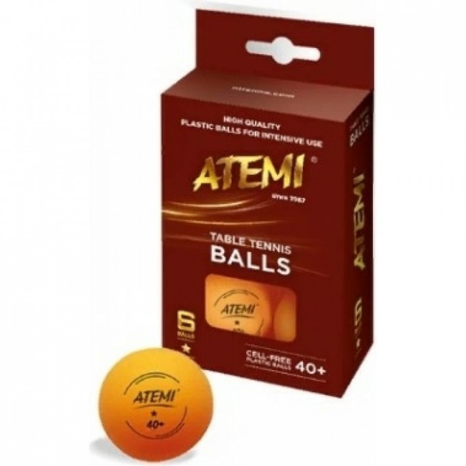 Мячи для настольного тенниса ATEMI 1* 00000105894